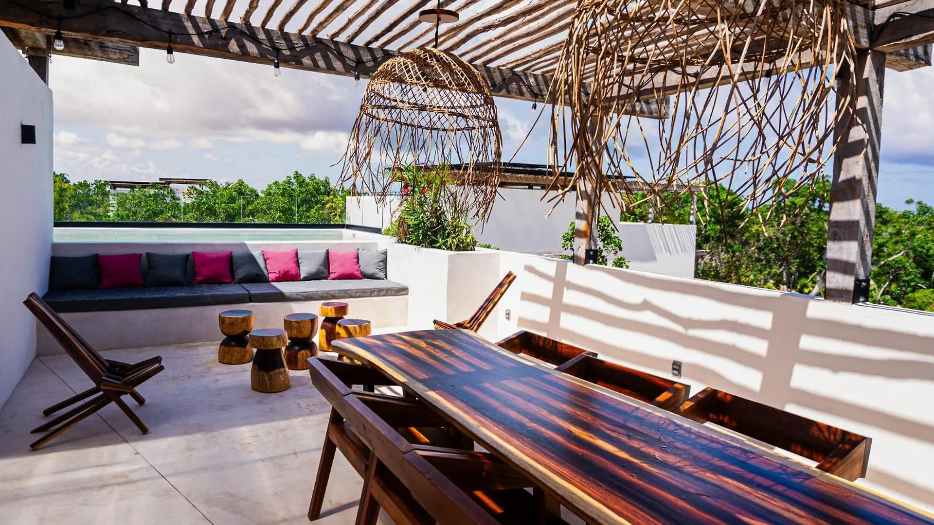 Penthouse With Private Jungle, Pool, Downtown Apartment Tulum